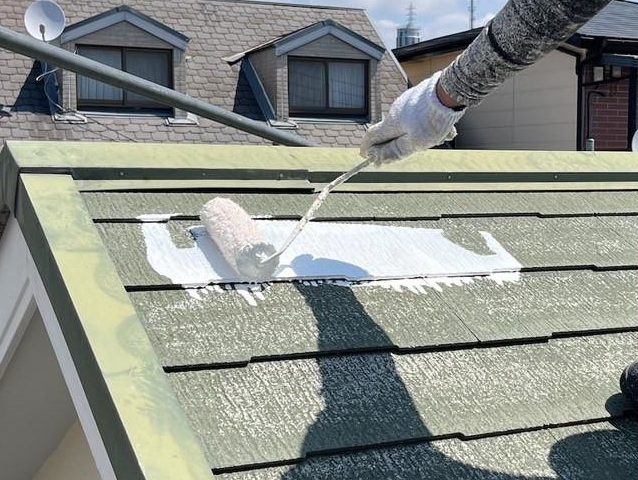 小野市で屋根シーラー塗布